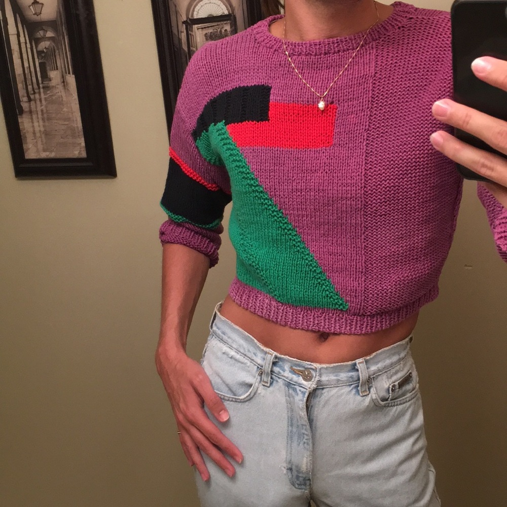 Vintage 1950s Neiman Marcus Crop Sweater